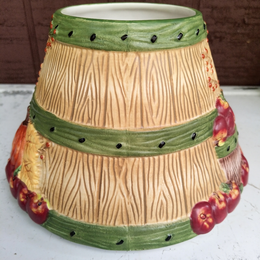 Yankee Candle shade/topper apples & pumpkin - Picture 4 of 7